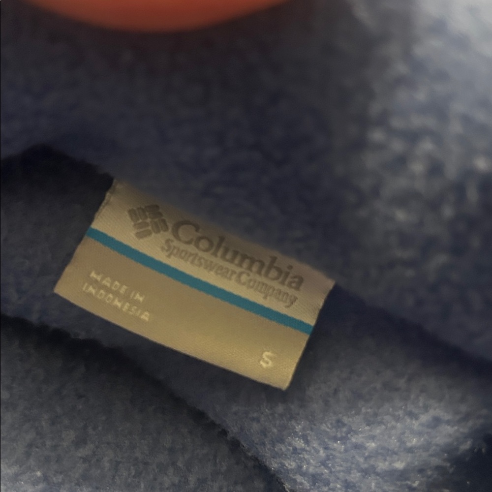 Columbia Soft Blue Full-Zip Fleece - Picture 11 of 11